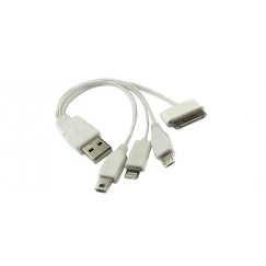 4in1 USB Sync Charging Flat Cable