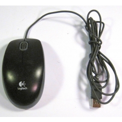 Logitech Optical Mouse USB Black 810-002182