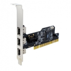SEDNA PCI 3 + 1 Port 1394A (Firewire) Adapter Card SE-PCI-1394-3E1I-VT-6306