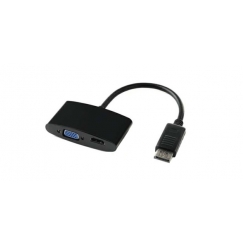  DisplayPort to HDMI+VGA Combo Converter