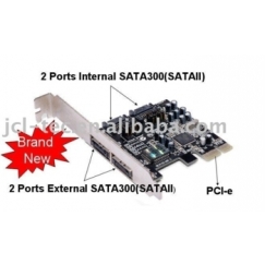 SEDNA PCI-E 4 Port 2+2.2E2I SATA II Adapter SE-PCIE-SATAII-2-2E2I 