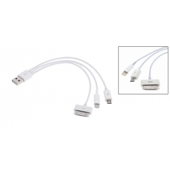 USB 3-in-1 Sync Charging Cable
