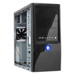 Hero 30 Black Mid Tower Computer Case 500W